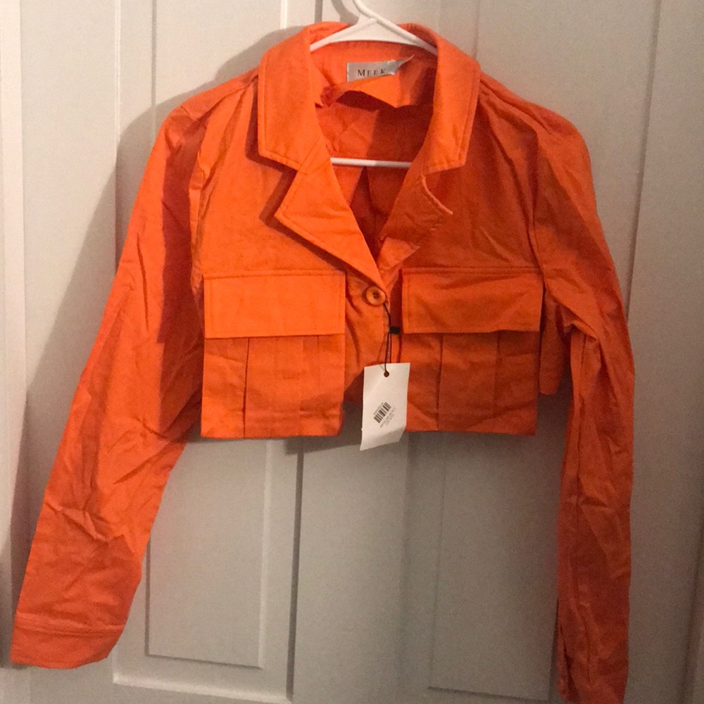 Orange mini jacket